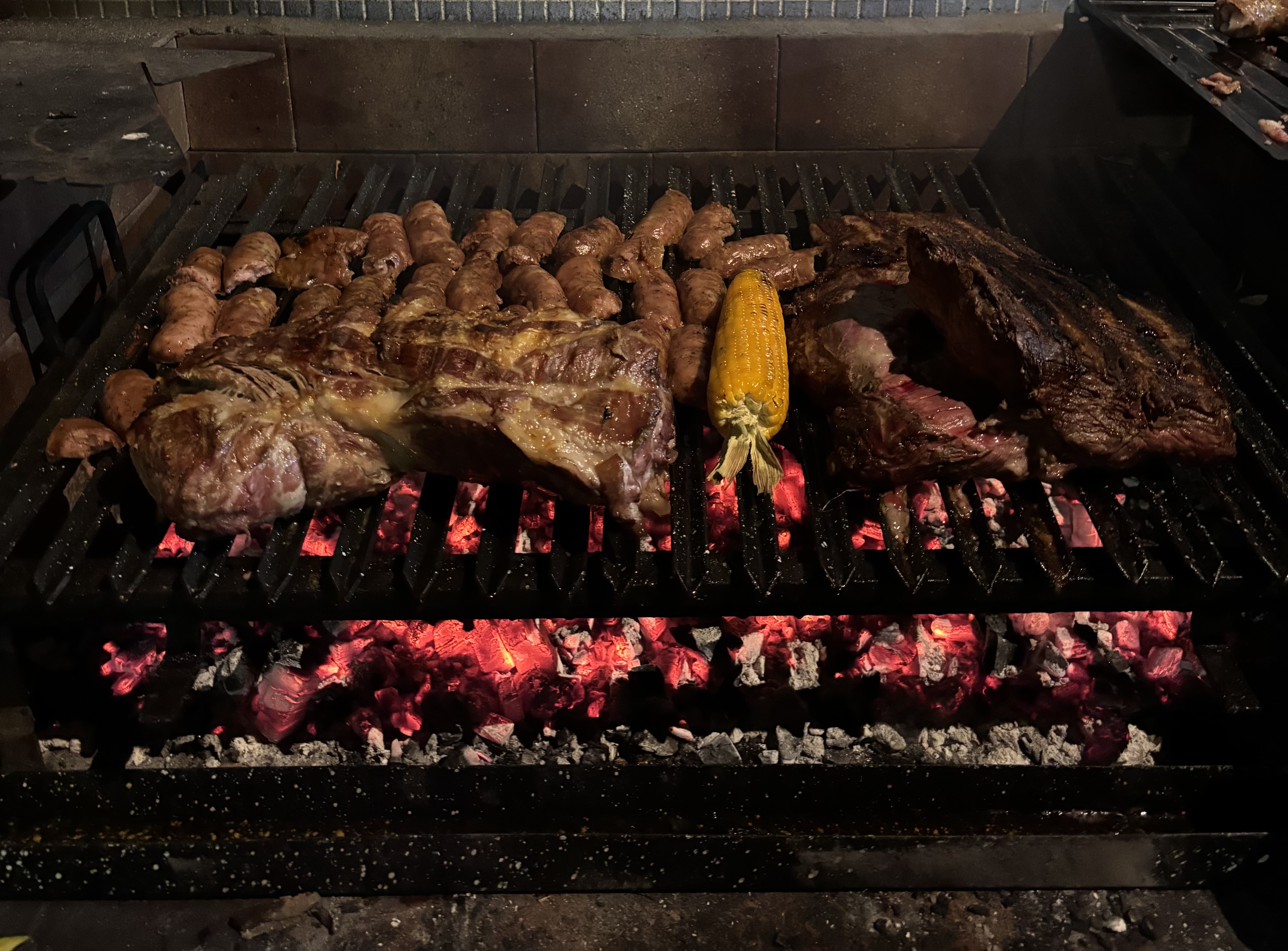 Argentinian asado on the grill